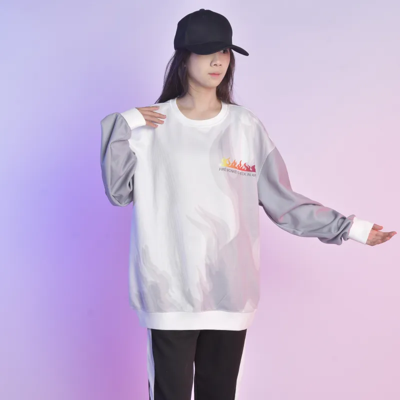 FireMonkey Sweatshirts Unisex Gray-5
