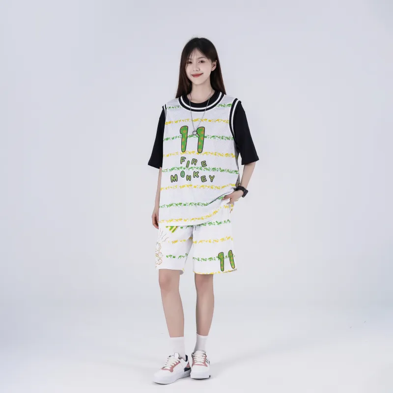 FireMonkey Basketball Shorts Unisex-2