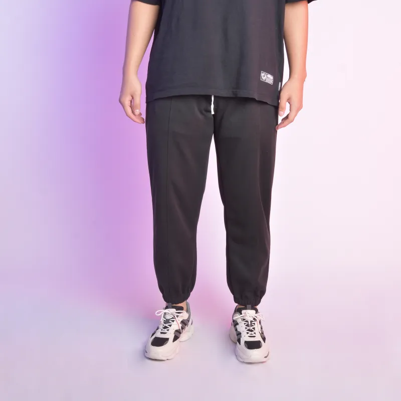 FireMonkey Knitted Sports Pants Unisex Black-3