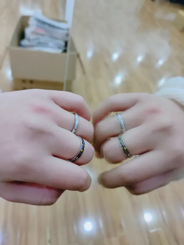 FireMonkey S925 Sterling Silver Rings Unisex-3