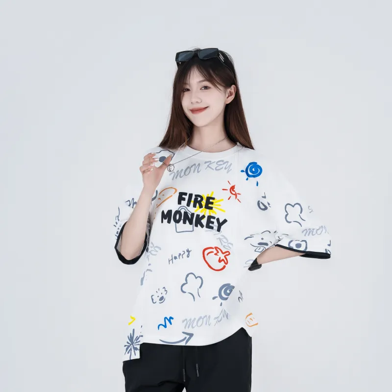 FireMonkey T Shirt Unisex White-8