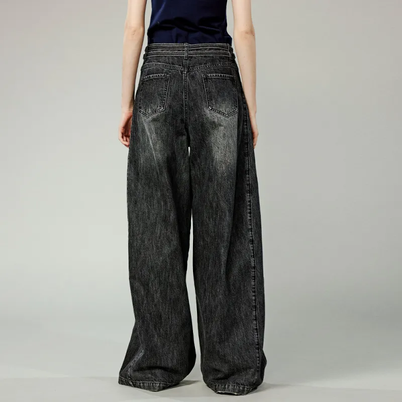 UOOYAA Jeans Women's Black-3