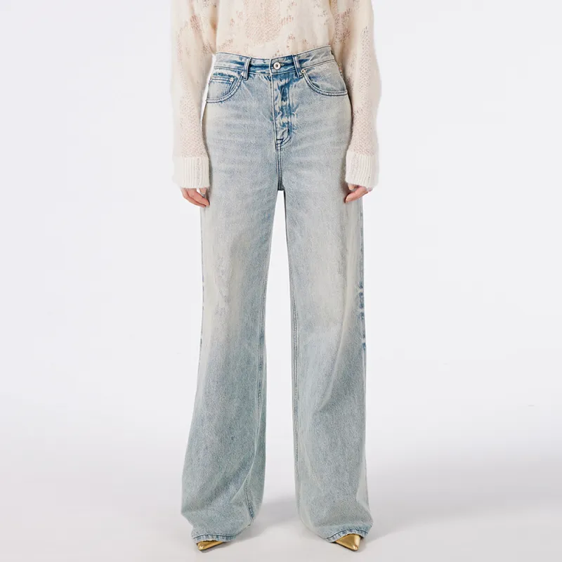 UOOYAA Jeans Women's Denim Blue-3