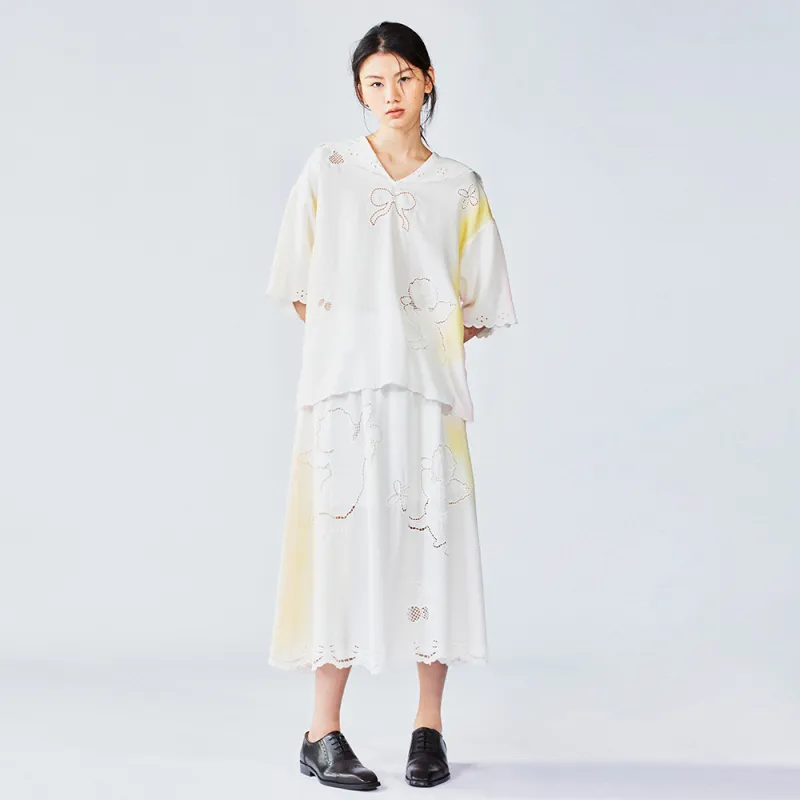 UOOYAA Shirts Women's Ecru-5