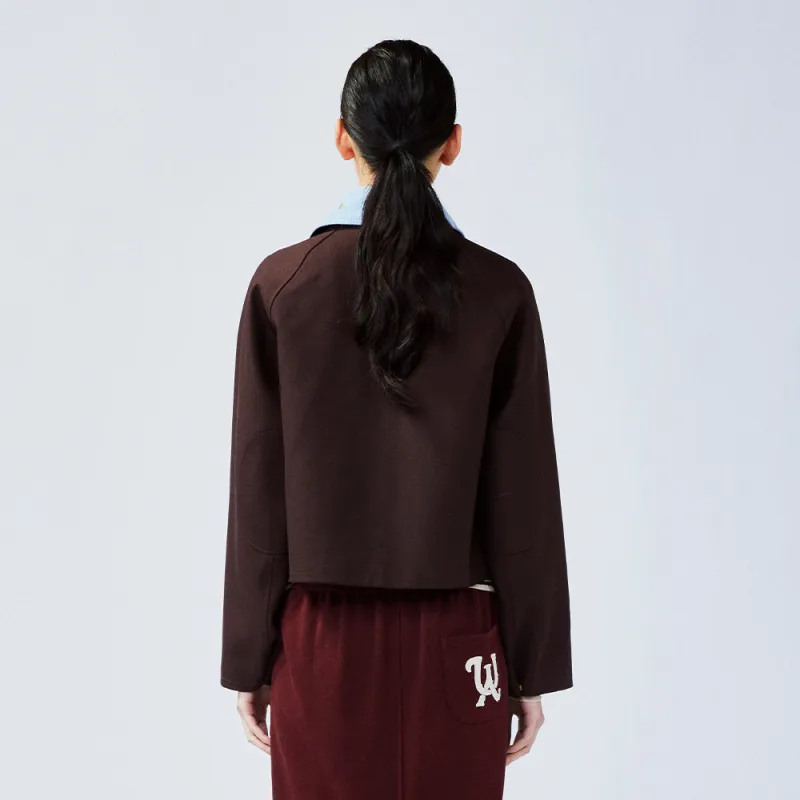 UOOYAA Jackets & Coats Women's Burgundy-3
