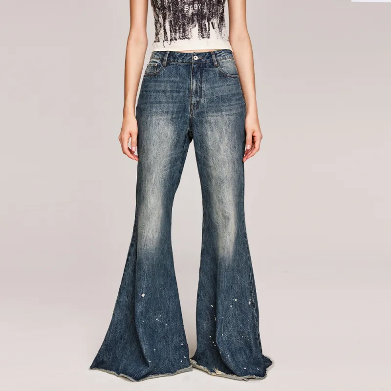 UOOYAA Jeans Women's Denim Blue-2