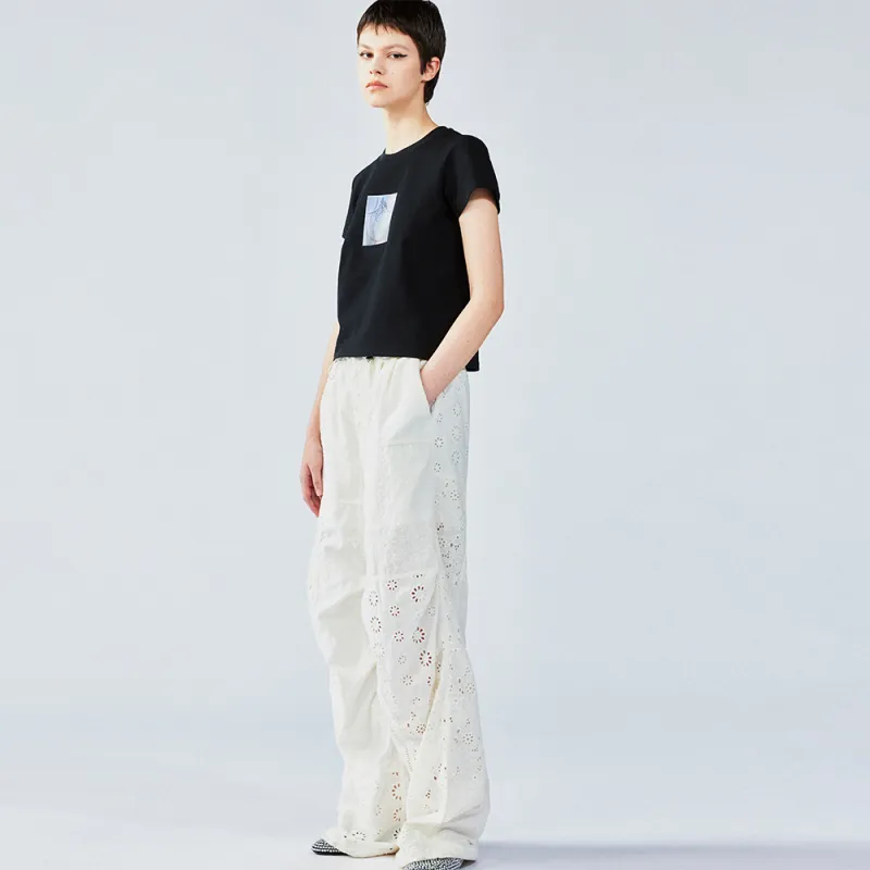 UOOYAA T Shirts Women's Black-5