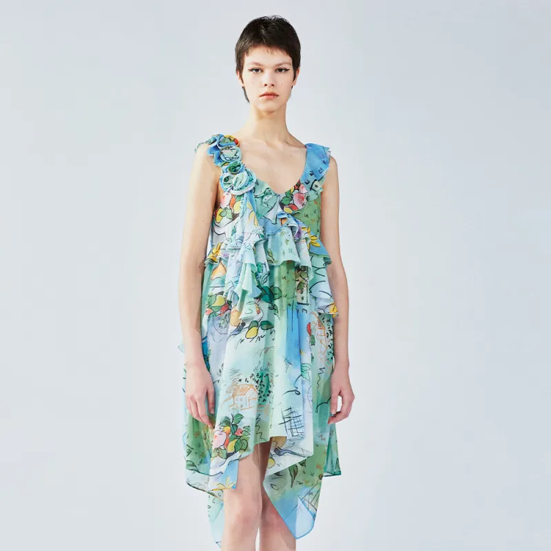 UOOYAA Slip Dress Women's Print-2