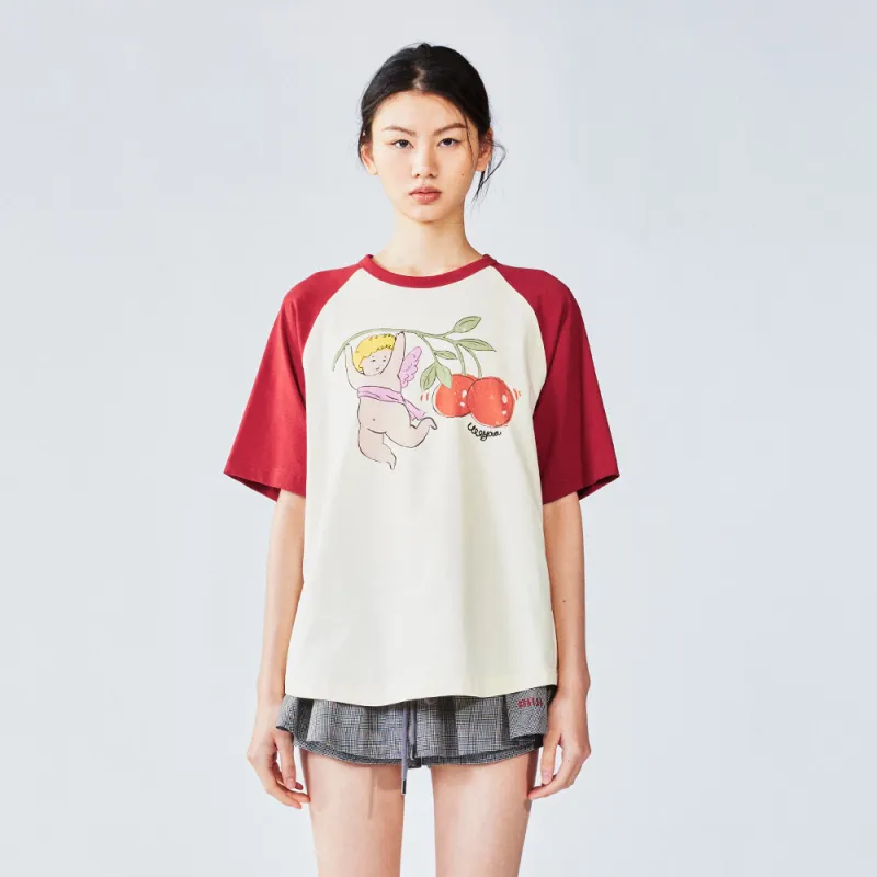 UOOYAA T Shirts Women's Ecru-2