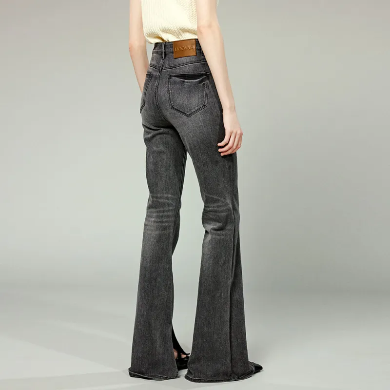 UOOYAA Jeans Women's Dark Gray-3