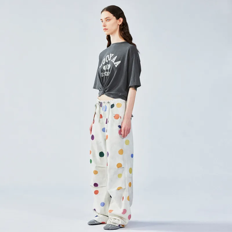 UOOYAA Cargo Pants Women's Ecru-4