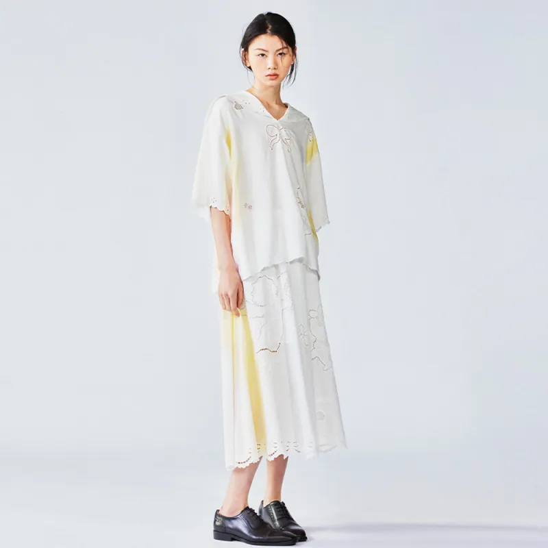 UOOYAA Shirts Women's Ecru-4