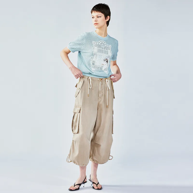 UOOYAA Cargo Pants Women's Khaki-5