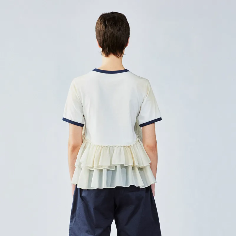 UOOYAA T Shirts Women's White-3