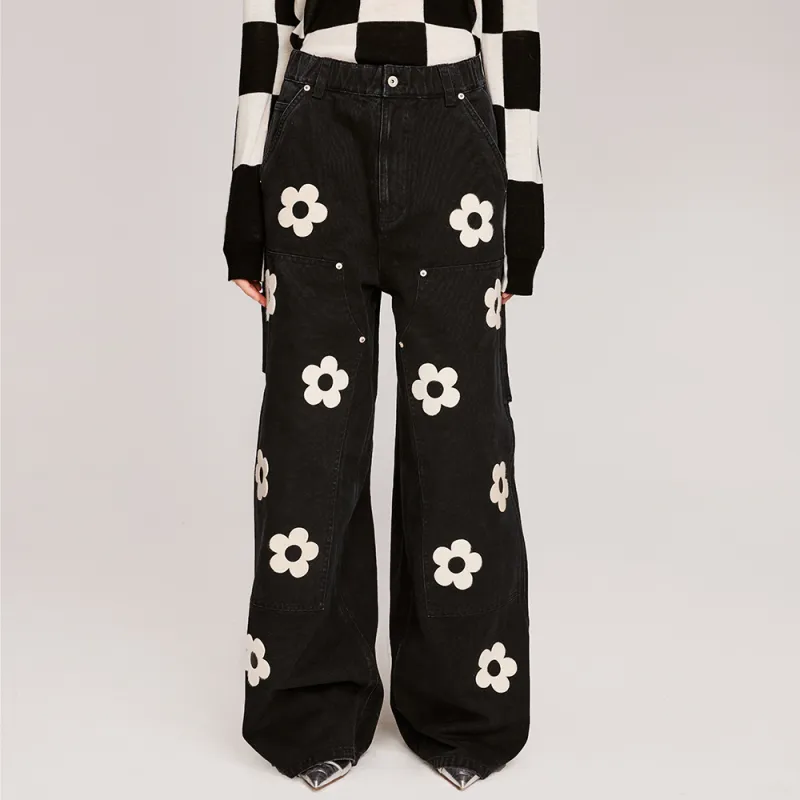 UOOYAA Jeans Women's Black-2