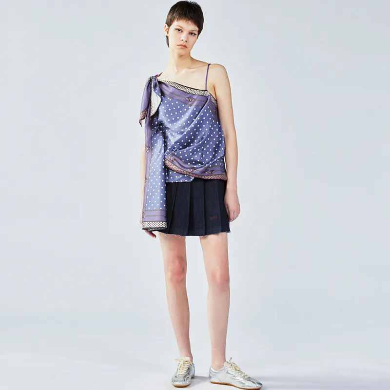 UOOYAA Denim Short Skirts Women's-4