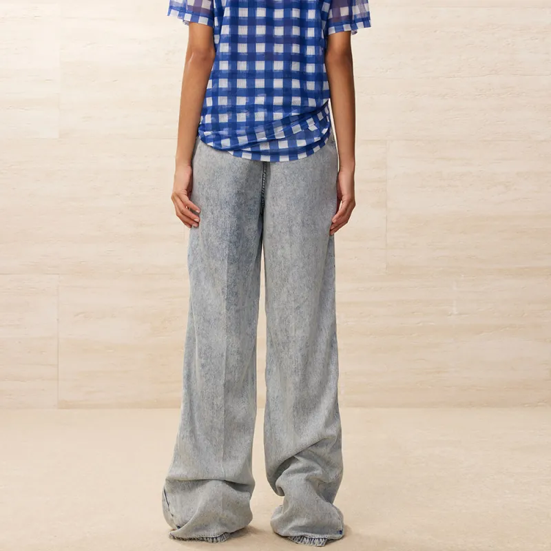 UOOYAA Jeans Women's Denim Blue-3