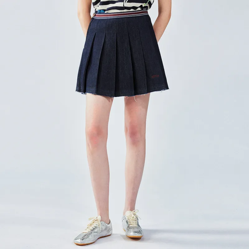UOOYAA Denim Short Skirts Women's-2