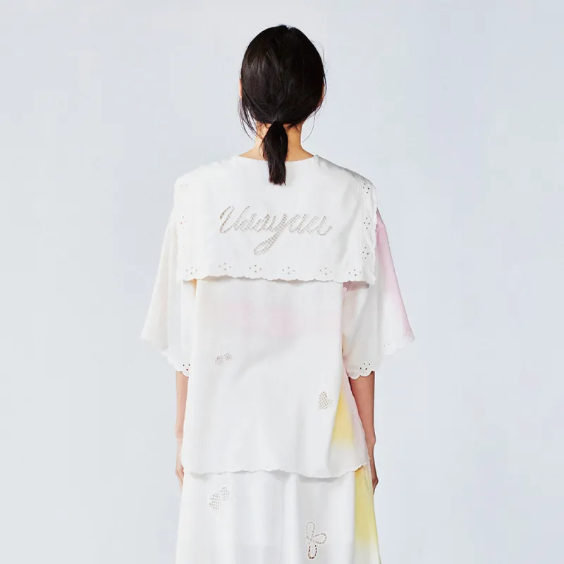 UOOYAA Shirts Women's Ecru-3