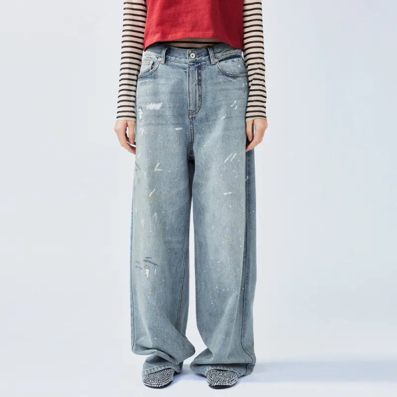 UOOYAA Jeans Women's Denim Blue-2