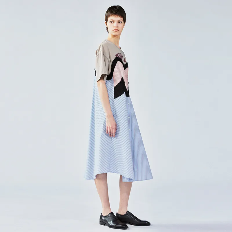 UOOYAA Short Sleeved Dress Women's-5