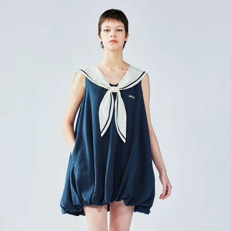 UOOYAA Sleeveless Dress Women's Navy Blue-2