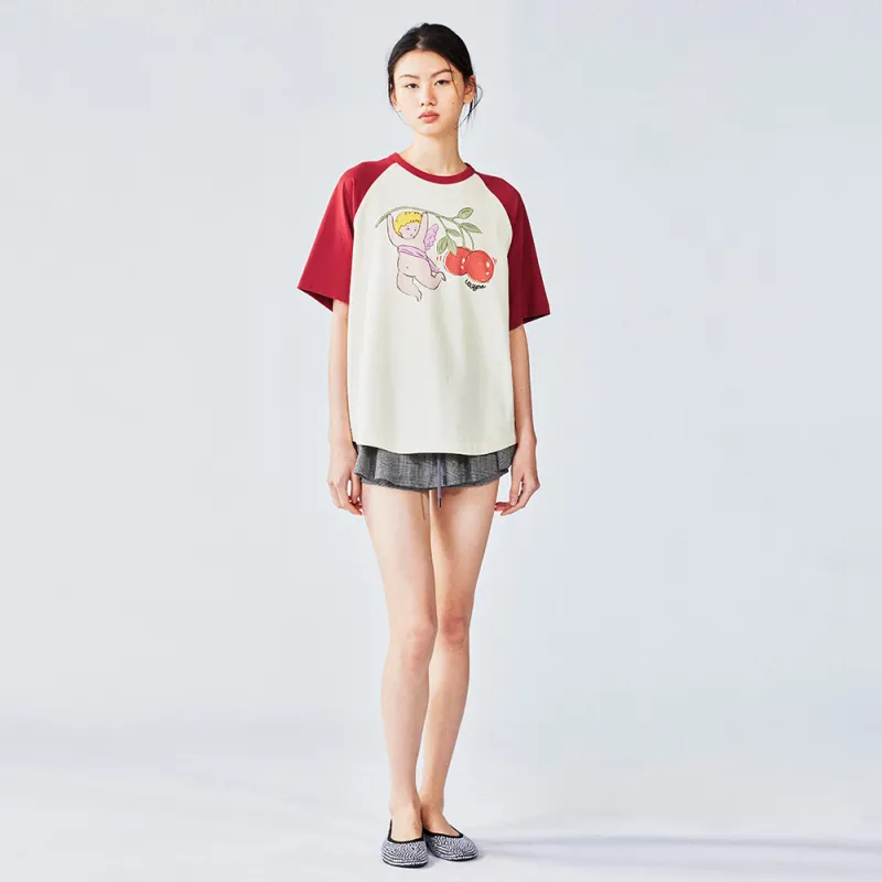 UOOYAA T Shirts Women's Ecru-4