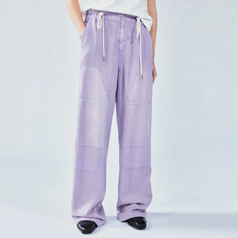 UOOYAA Jeans Women's Purple-2