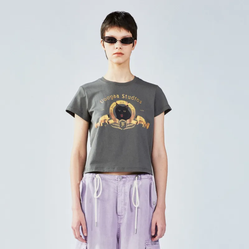 UOOYAA T Shirts Women's Gray-2