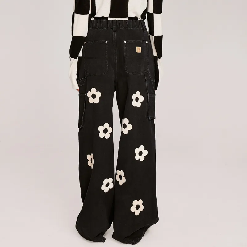 UOOYAA Jeans Women's Black-3