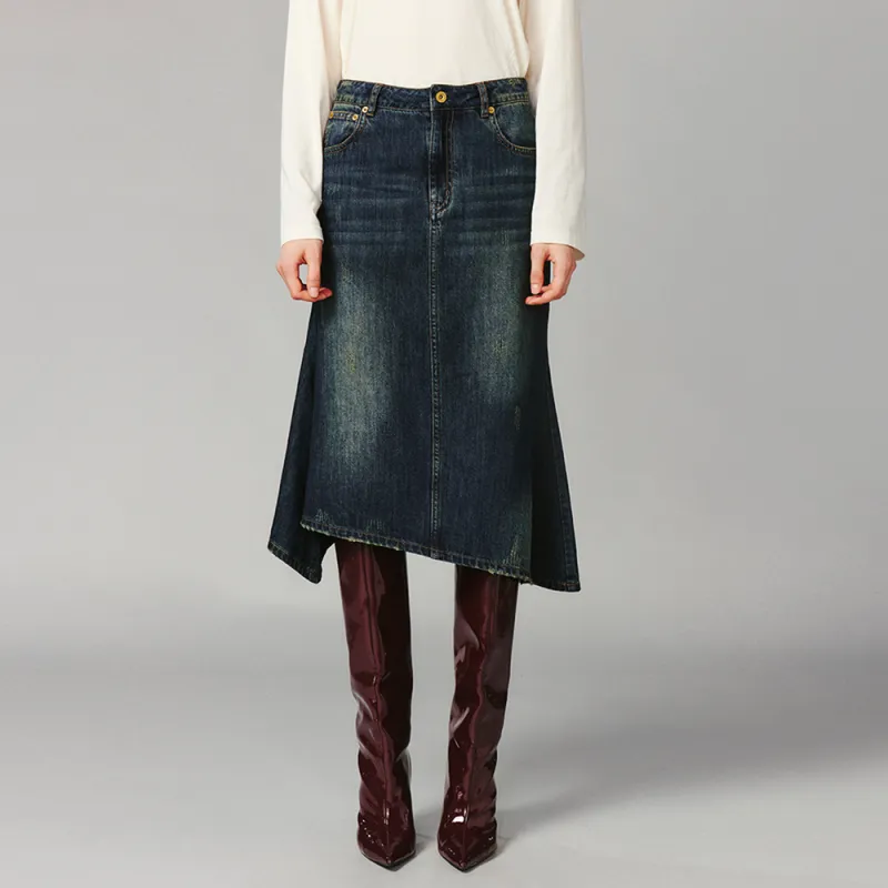 UOOYAA Denim Dresses & Skirts Women's-2