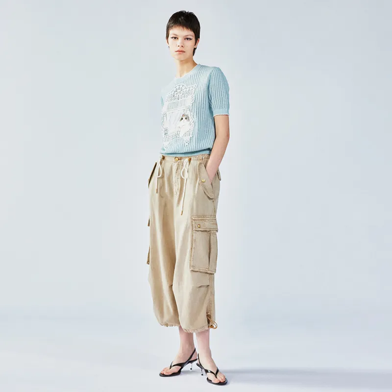 UOOYAA T Shirts Women's Blue-4