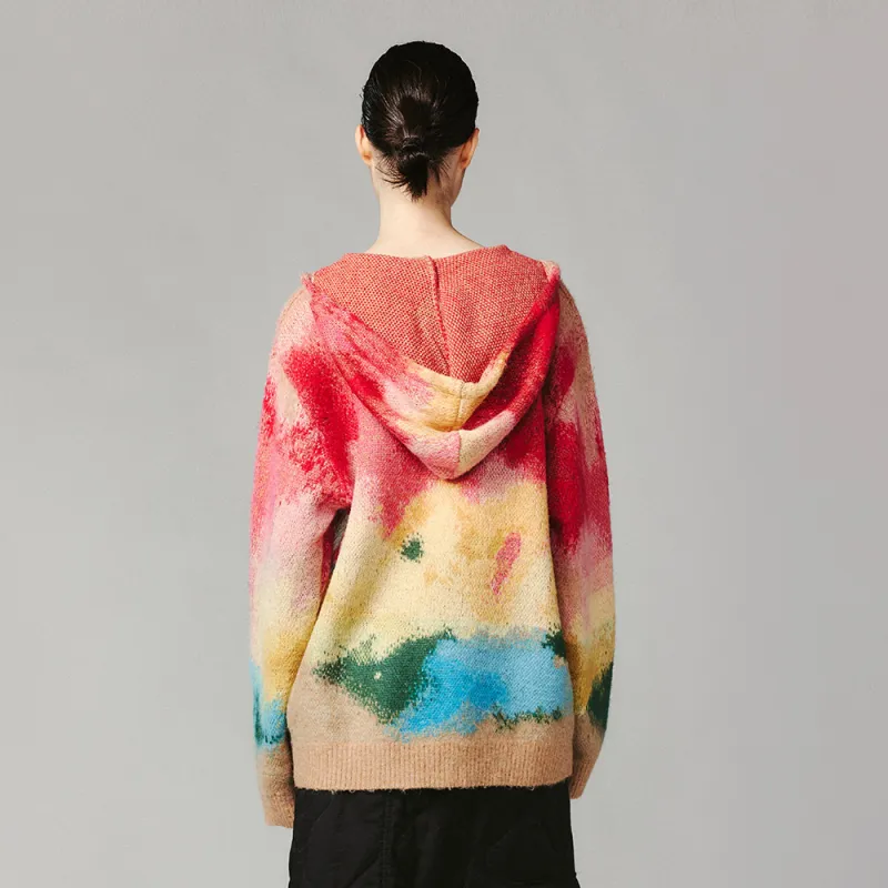 UOOYAA Sweater Women's Multicolor-2