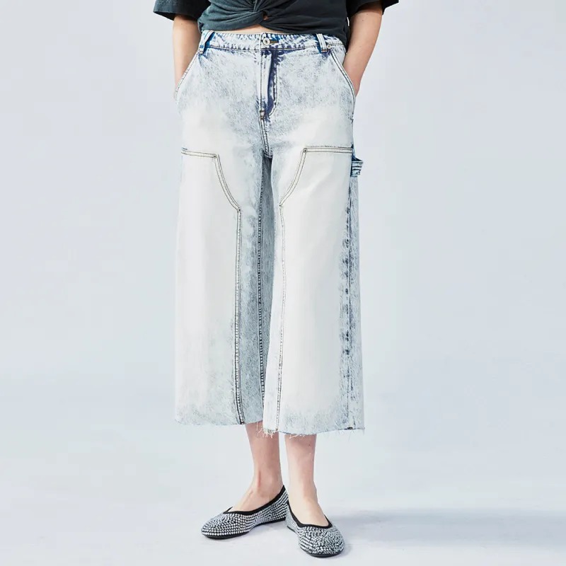UOOYAA Jeans Women's Denim Blue-2
