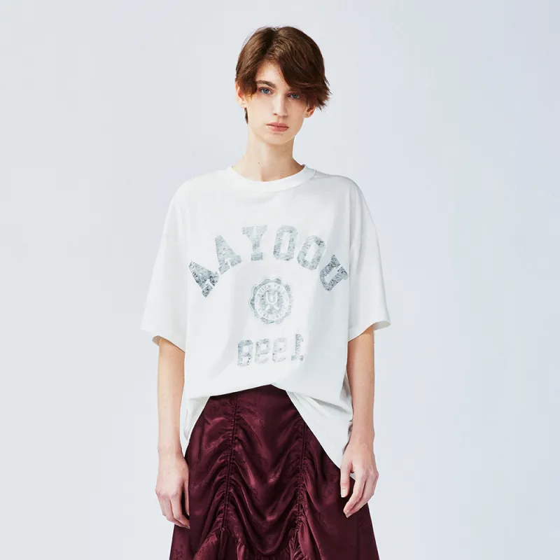 UOOYAA T Shirts Women's White-2
