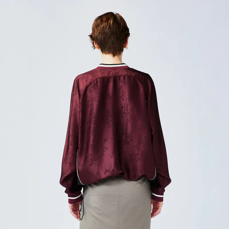 UOOYAA Sweatshirts Women's Burgundy-3