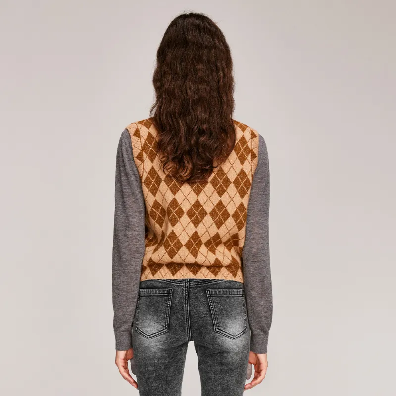 UOOYAA Tank Tops Women's Brown-2