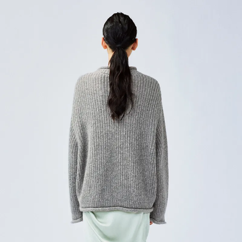 UOOYAA Sweaters Women's Gray-4