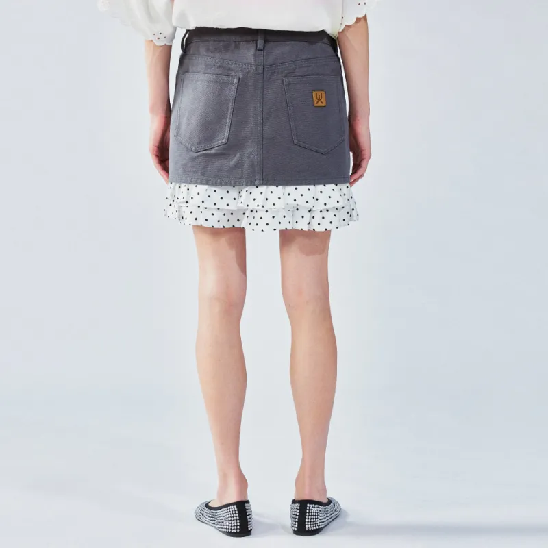 UOOYAA Casual Short Skirts Women's-3