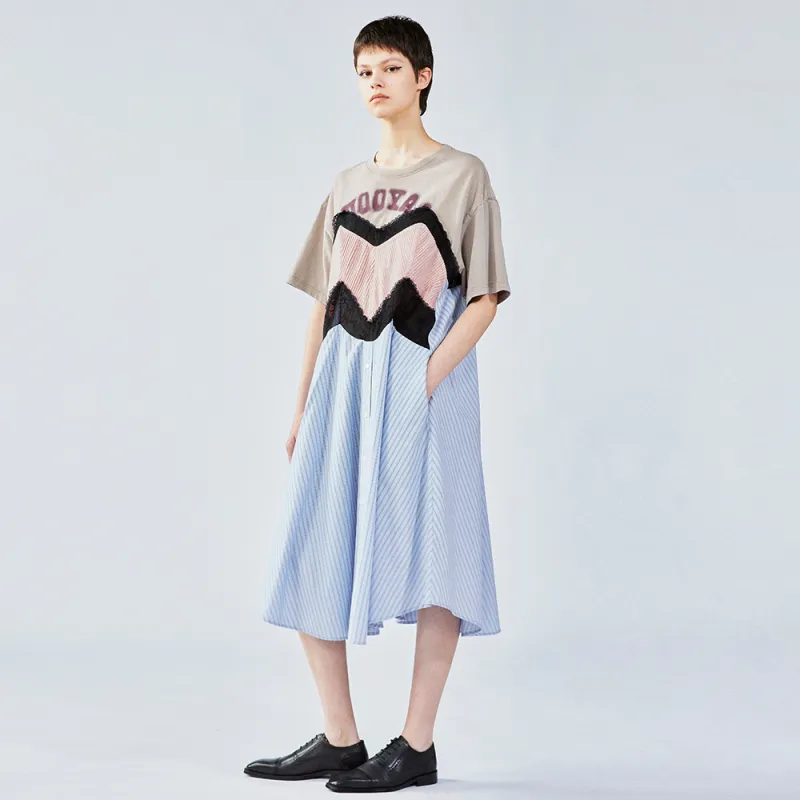 UOOYAA Short Sleeved Dress Women's-4