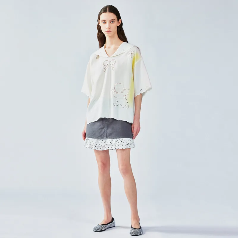 UOOYAA Casual Short Skirts Women's-4