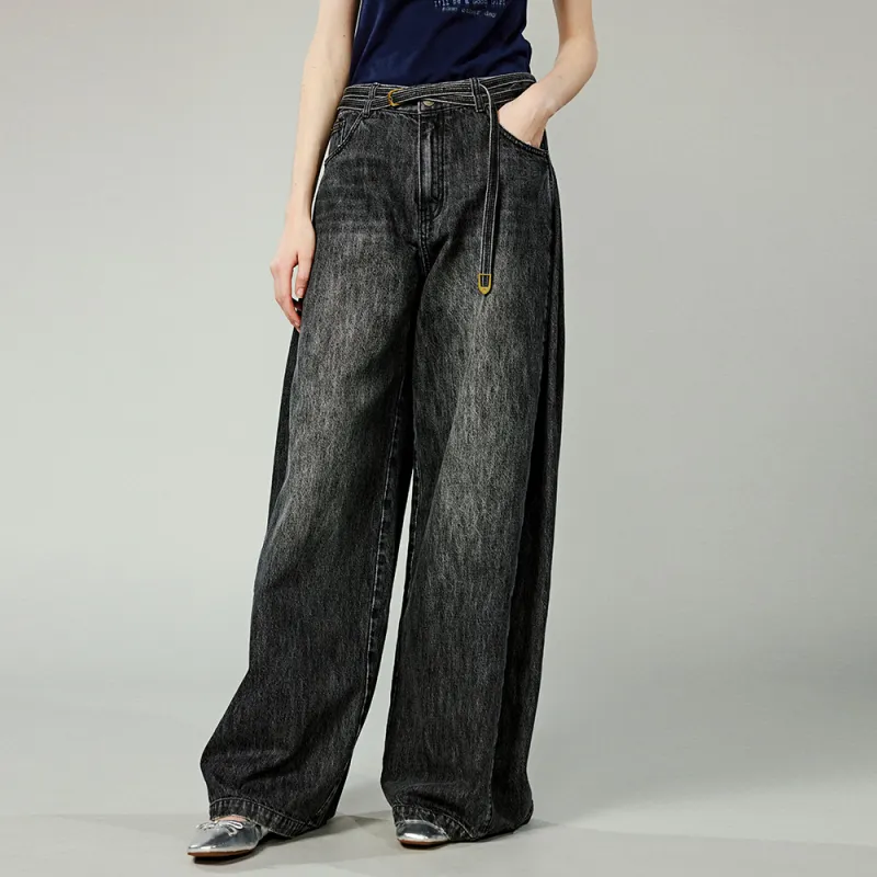 UOOYAA Jeans Women's Black-2