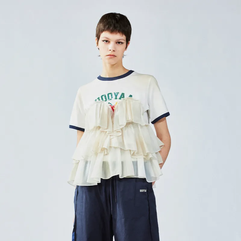 UOOYAA T Shirts Women's White-2