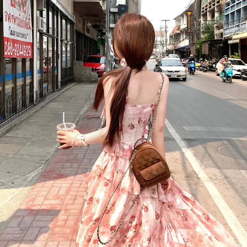 Qiuerle Slip Dresses Women's-0