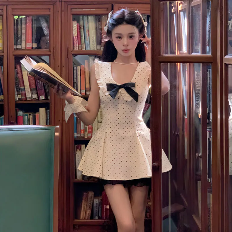 Qiuerle Sleeveless Dresses Women's-3