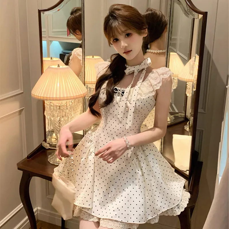Qiuerle Short Sleeved Dress Women's-2