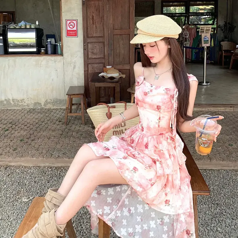 Qiuerle Slip Dresses Women's-1
