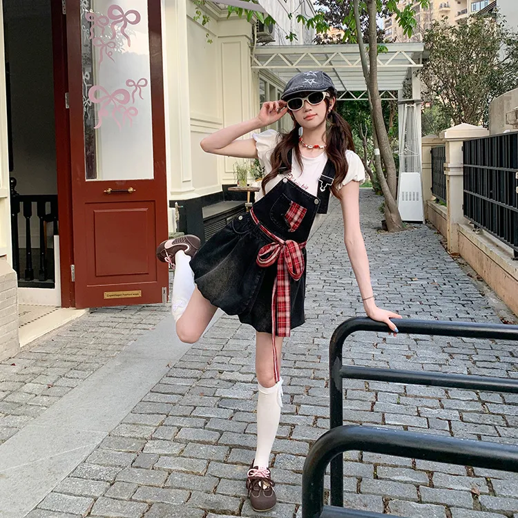 Qiuerle Two Piece Skirt Sets Women's-9