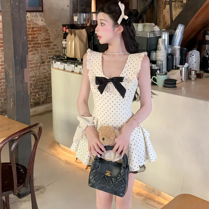 Qiuerle Sleeveless Dresses Women's-7