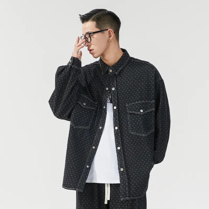 LUCKY BRAND Long Sleeved Shirt Unisex-4